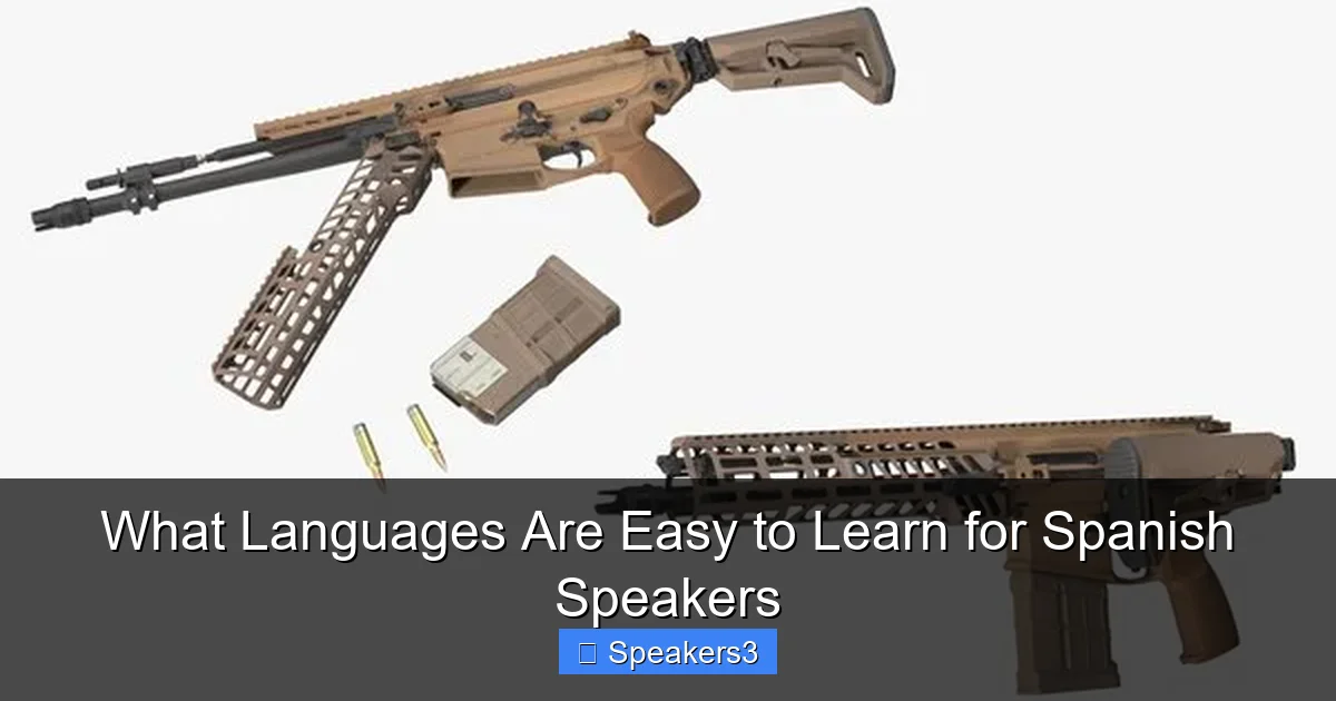 What Languages Are Easy to Learn for Spanish Speakers
