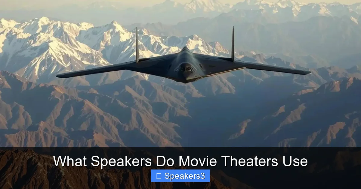 What Speakers Do Movie Theaters Use