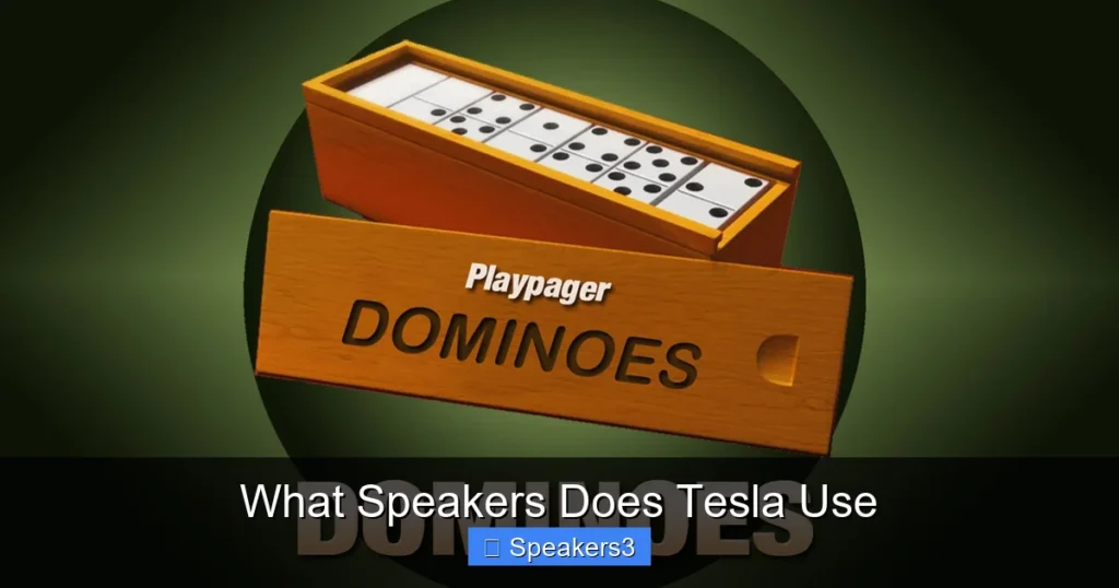 What Speakers Does Tesla Use