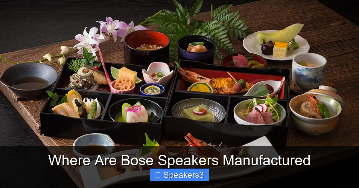 Where Are Bose Speakers Manufactured