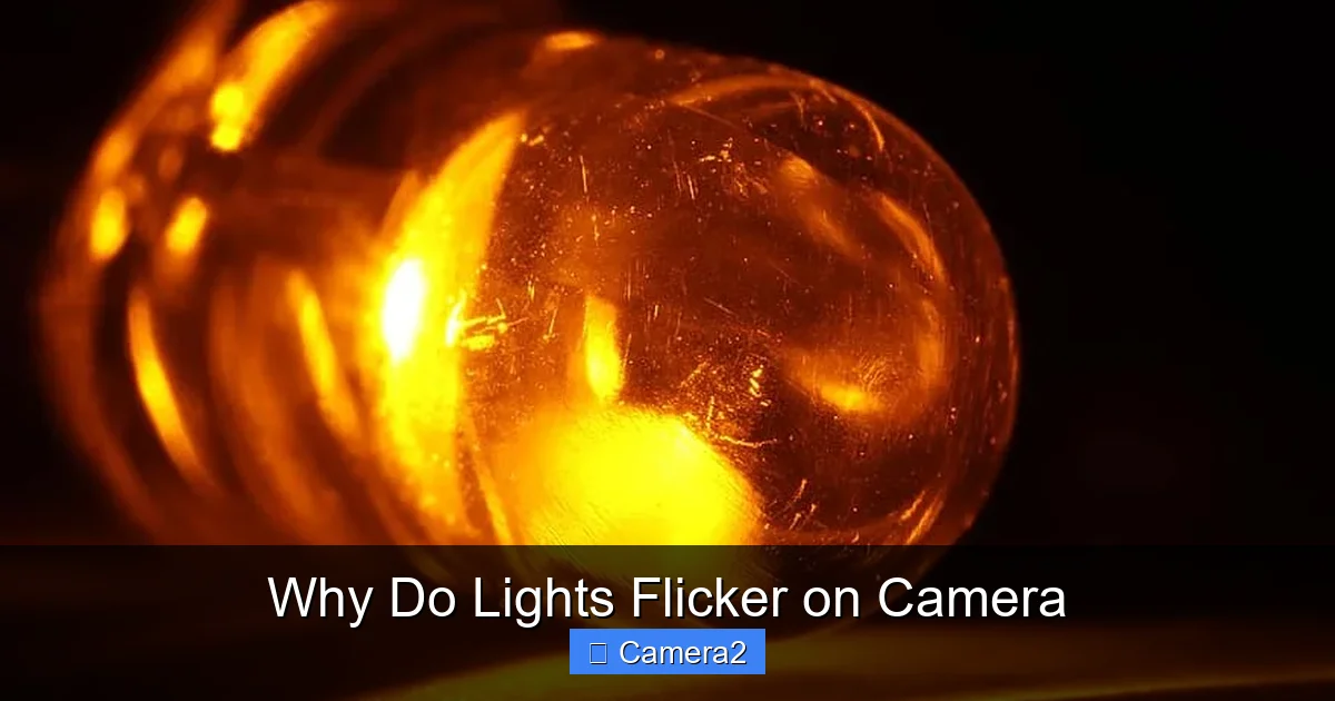 Why Do Lights Flicker on Camera