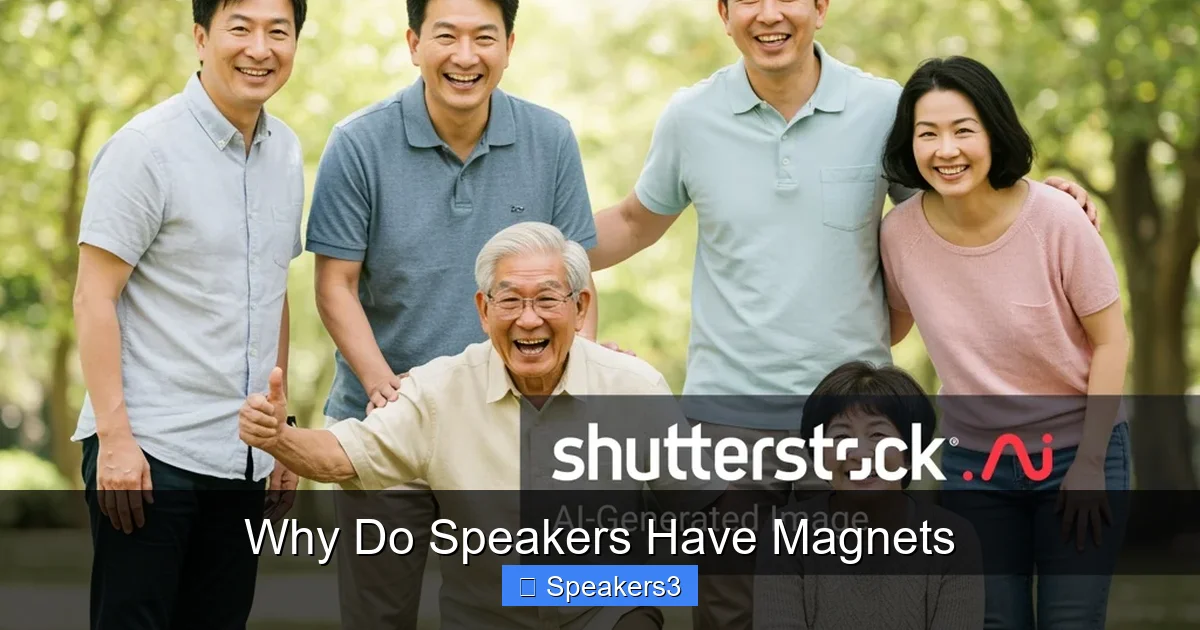 Why Do Speakers Have Magnets