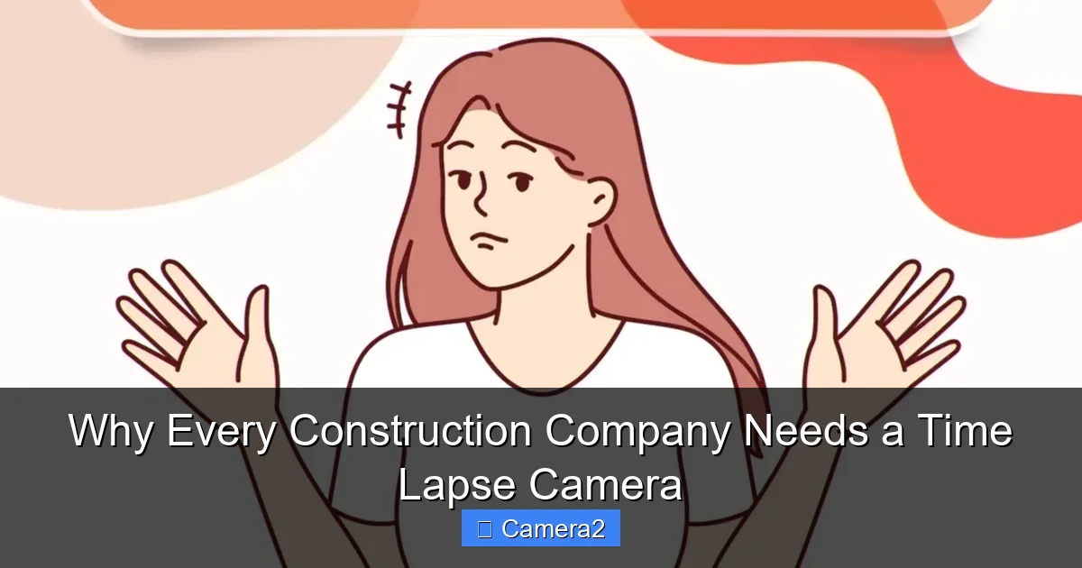 Why Every Construction Company Needs a Time Lapse Camera