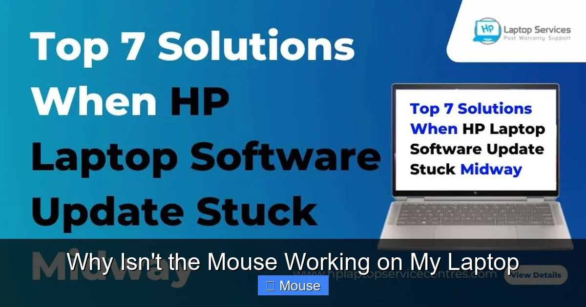 Why Isn't the Mouse Working on My Laptop