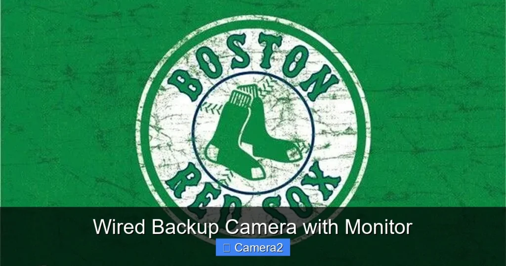 Wired Backup Camera with Monitor