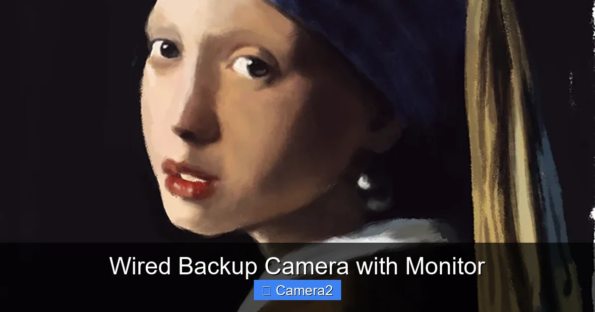 Wired Backup Camera with Monitor