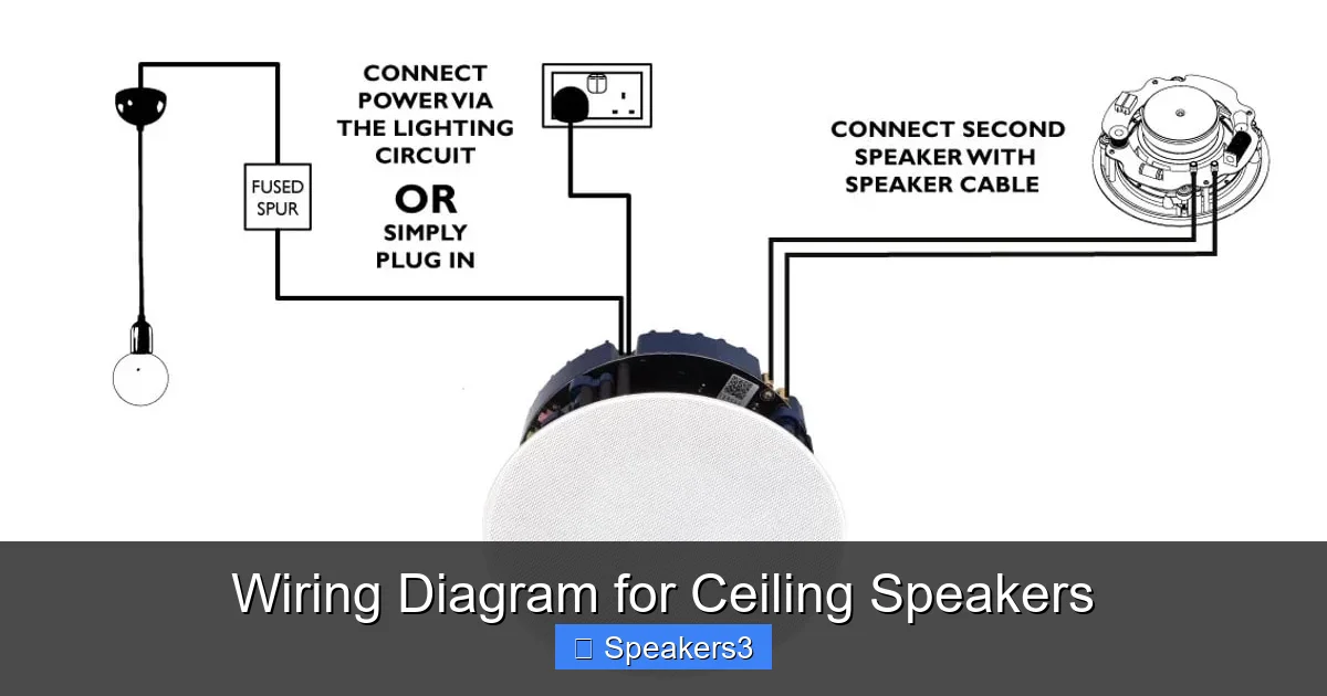 Wiring Diagram for Ceiling Speakers