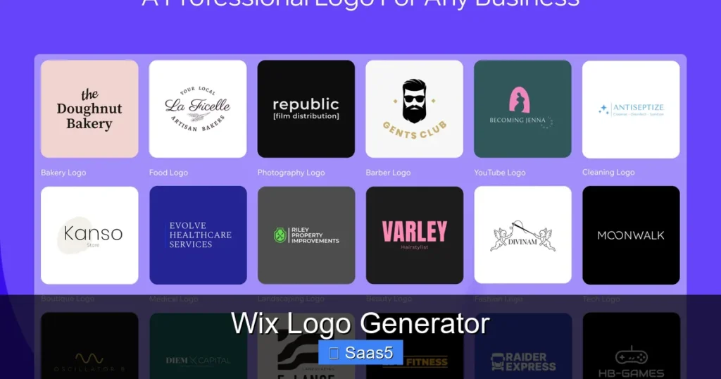 Wix Logo Generator