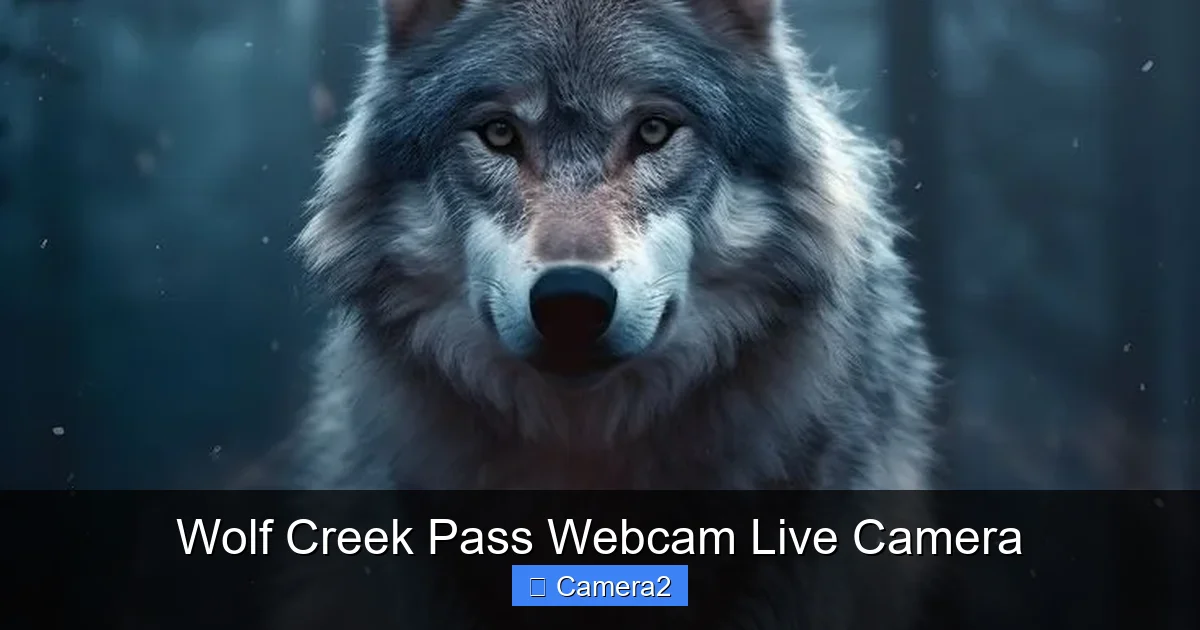 Wolf Creek Pass Webcam Live Camera