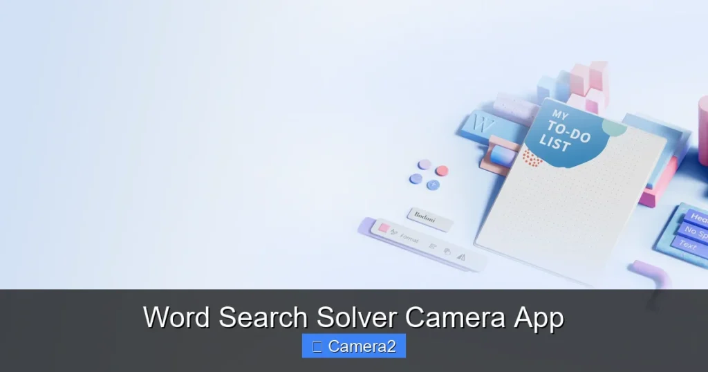 Word Search Solver Camera App