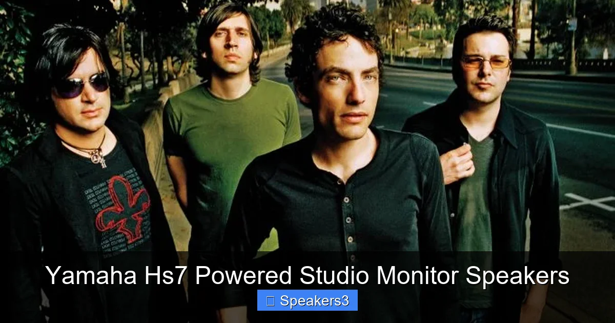 Yamaha Hs7 Powered Studio Monitor Speakers