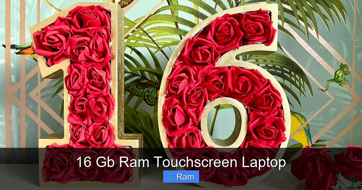 16 Gb Ram Touchscreen Laptop