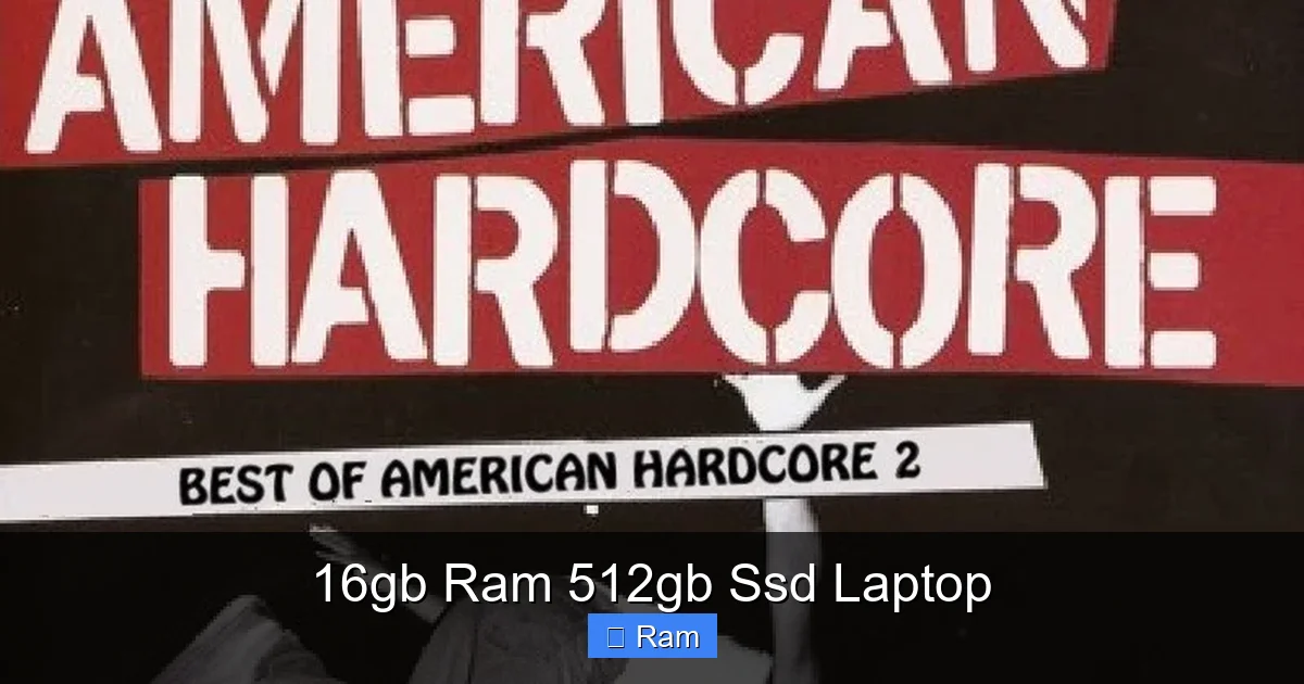 16gb Ram 512gb Ssd Laptop