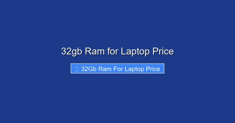 32gb Ram for Laptop Price