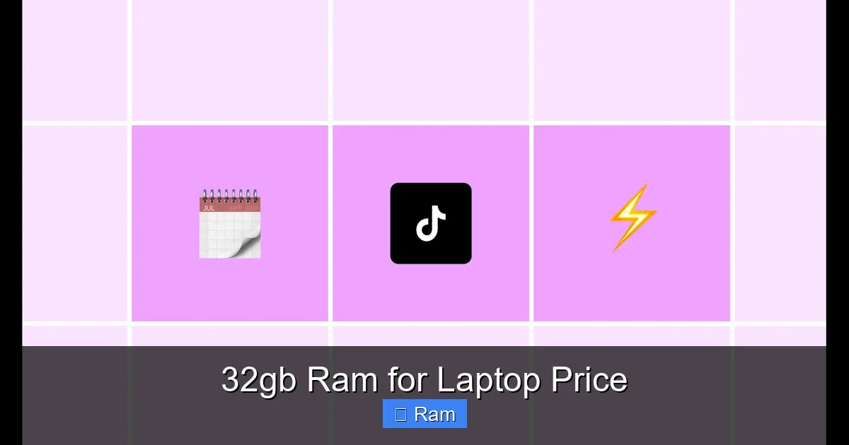32gb Ram for Laptop Price