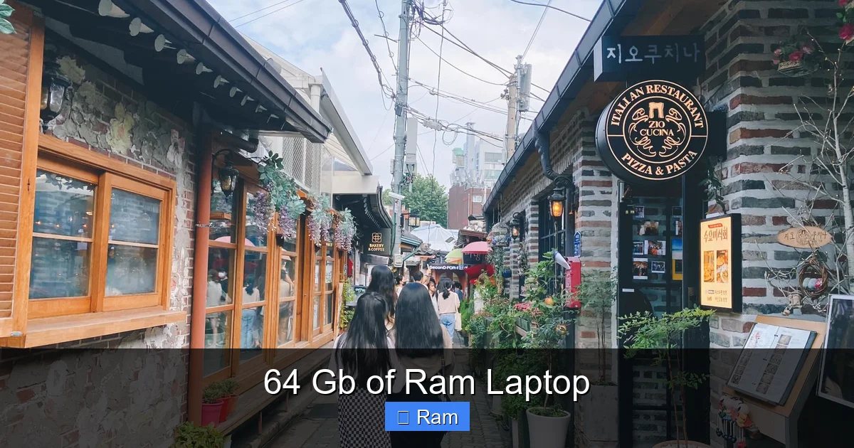 64 Gb of Ram Laptop