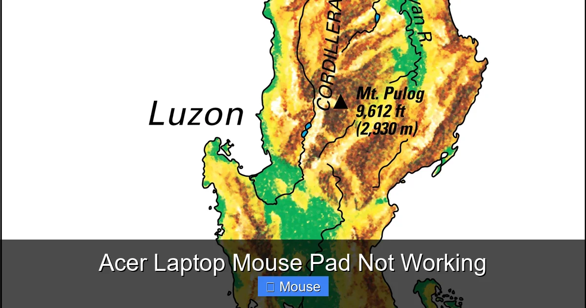 Acer Laptop Mouse Pad Not Working