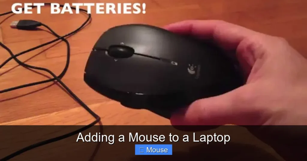 Adding a Mouse to a Laptop