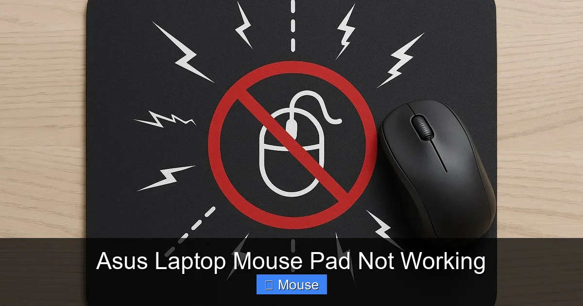 Asus Laptop Mouse Pad Not Working