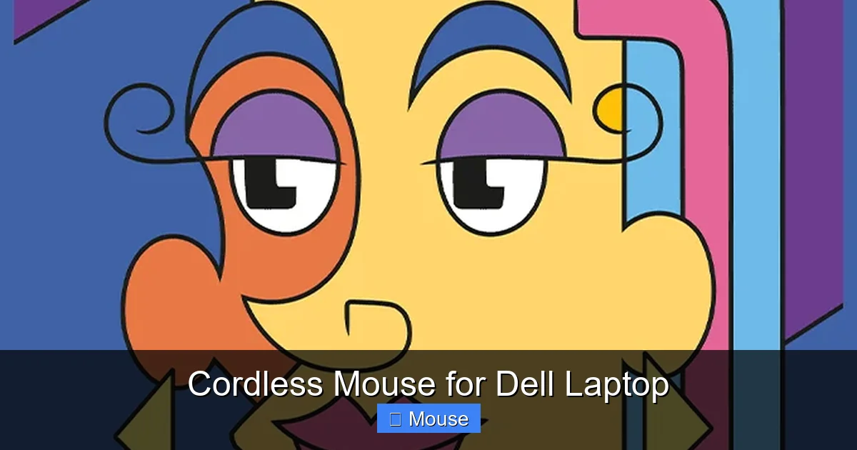 Cordless Mouse for Dell Laptop