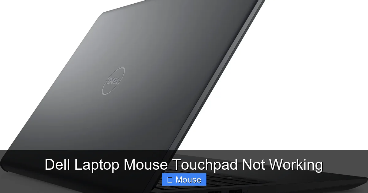 Dell Laptop Mouse Touchpad Not Working