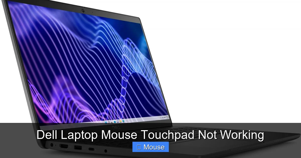 Dell Laptop Mouse Touchpad Not Working