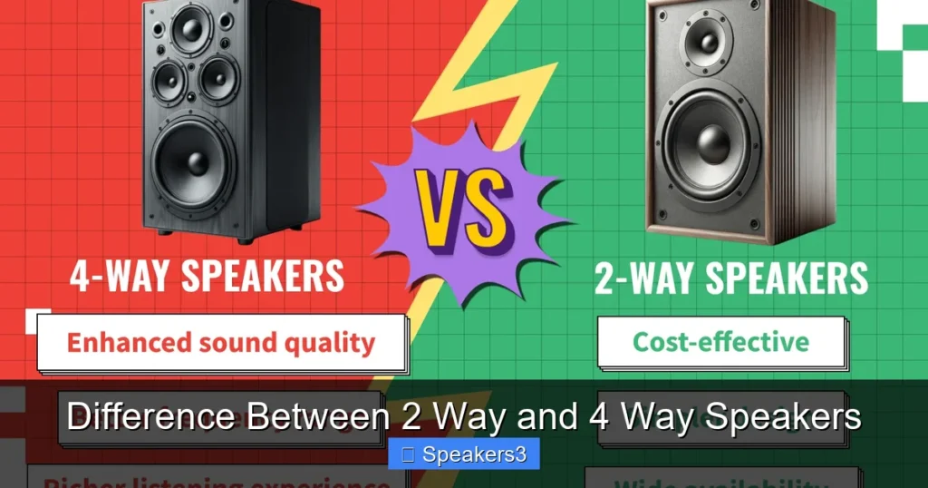 Difference Between 2 Way and 4 Way Speakers