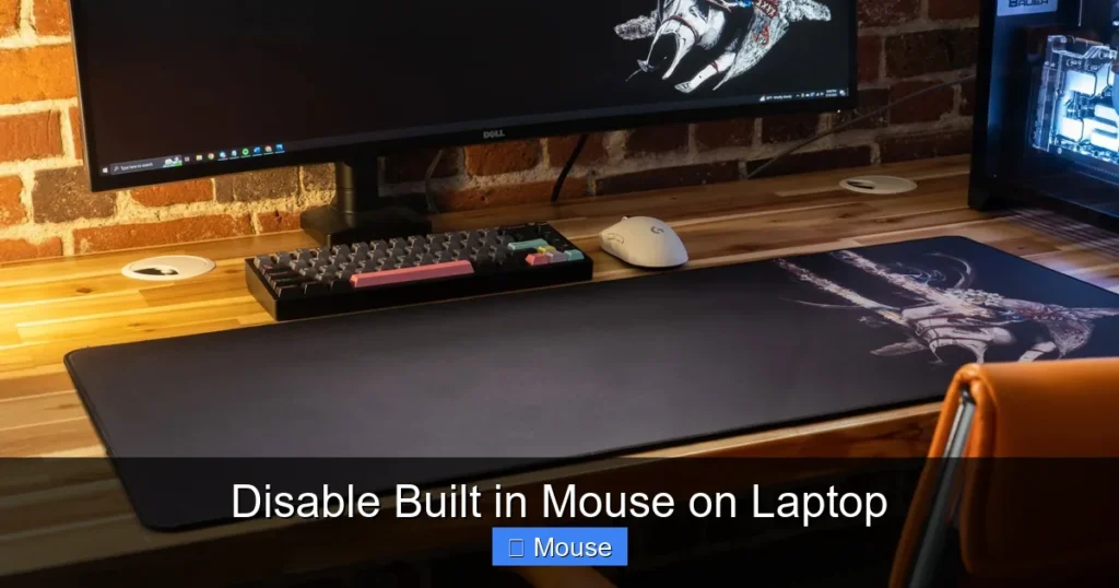 Disable Built in Mouse on Laptop