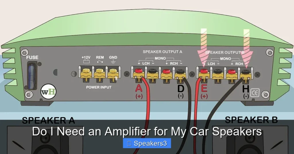 Do I Need an Amplifier for My Car Speakers