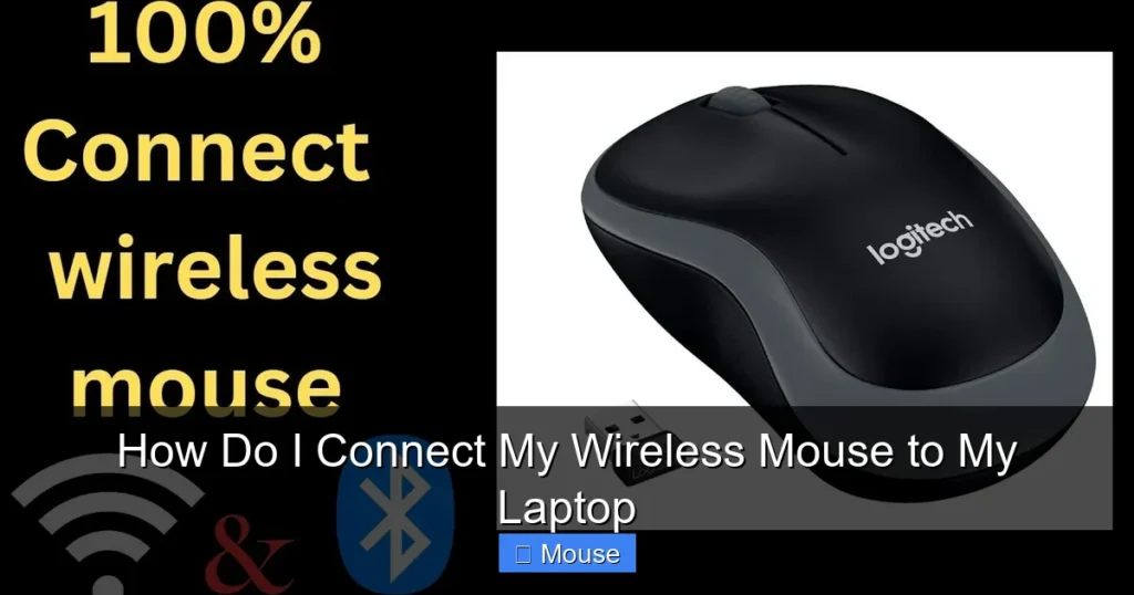 How Do I Connect My Wireless Mouse to My Laptop