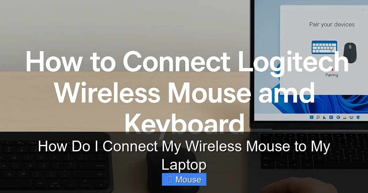 How Do I Connect My Wireless Mouse to My Laptop