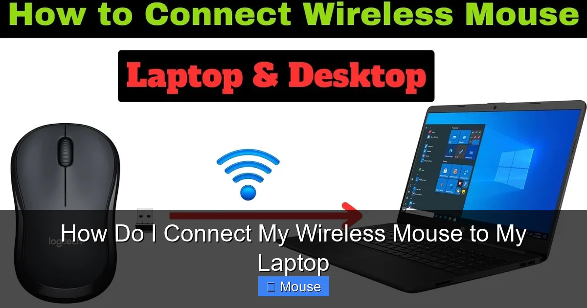 How Do I Connect My Wireless Mouse to My Laptop