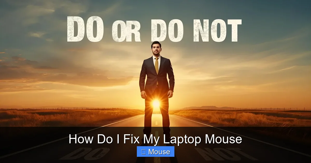 How Do I Fix My Laptop Mouse
