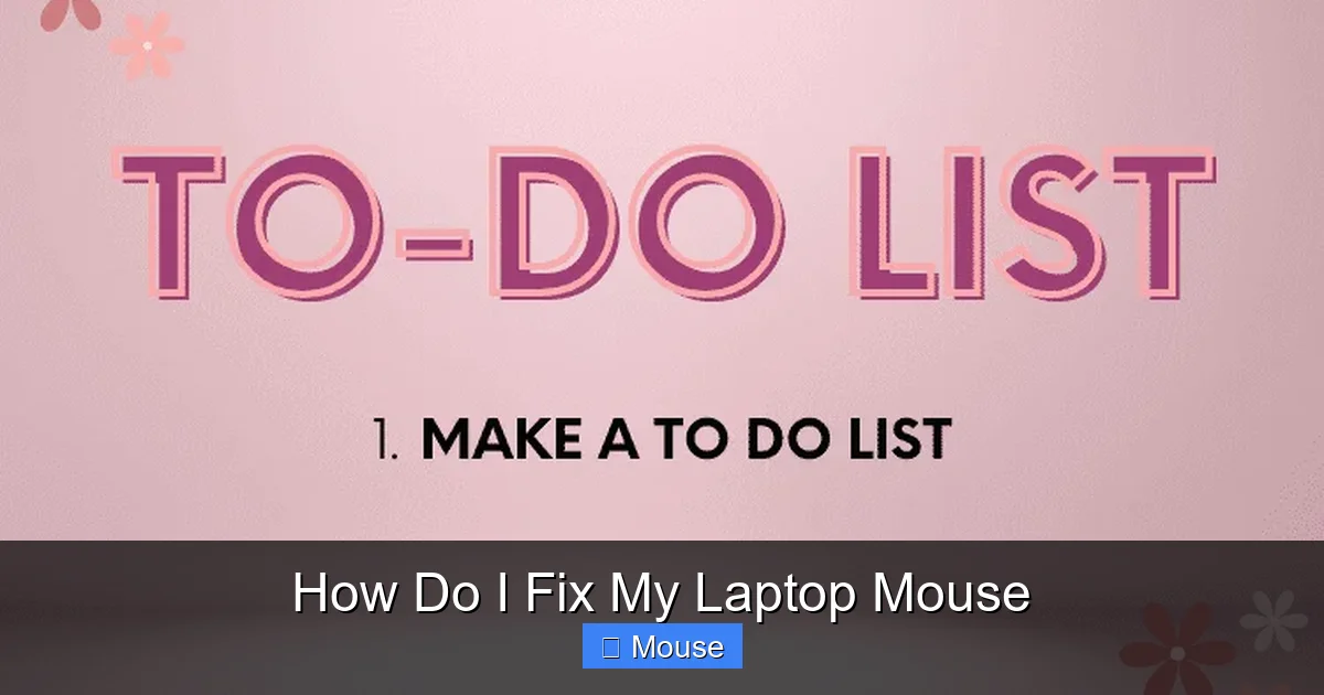 How Do I Fix My Laptop Mouse