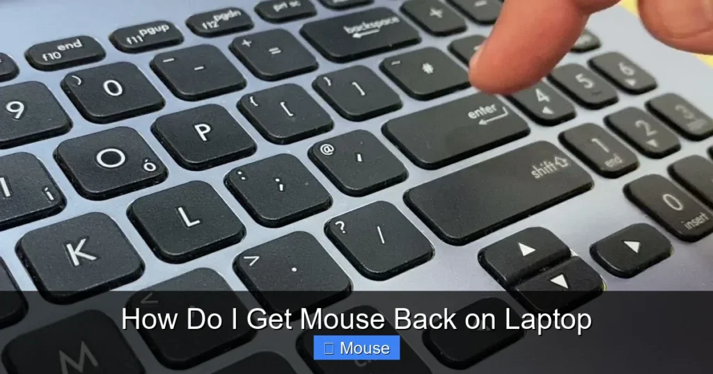 How Do I Get Mouse Back on Laptop