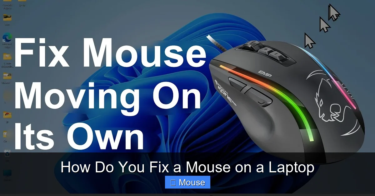 How Do You Fix a Mouse on a Laptop