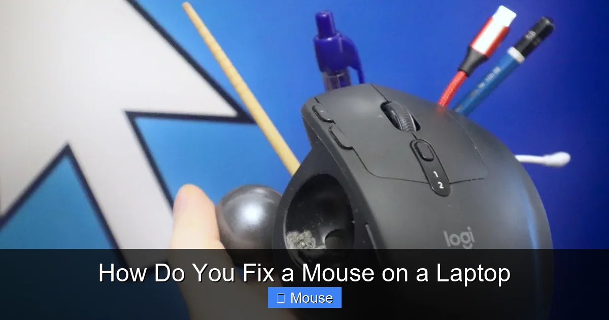How Do You Fix a Mouse on a Laptop