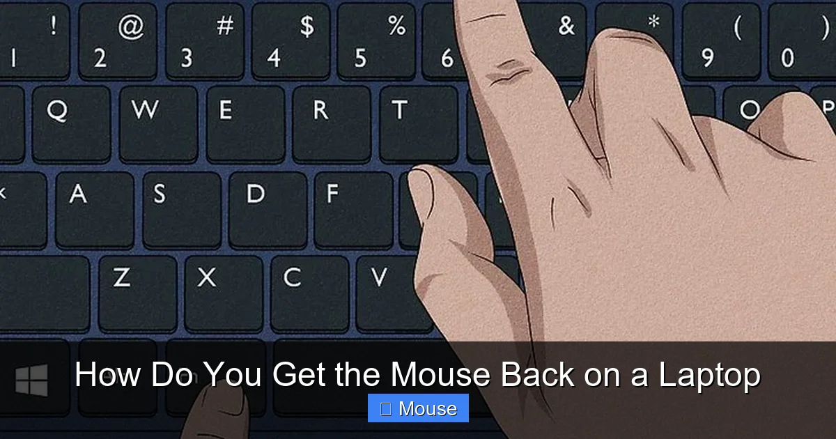 How Do You Get the Mouse Back on a Laptop