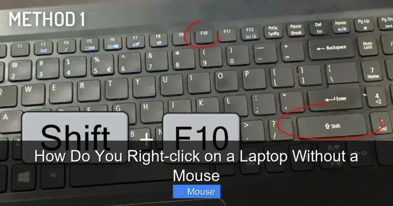 How Do You Right-click on a Laptop Without a Mouse