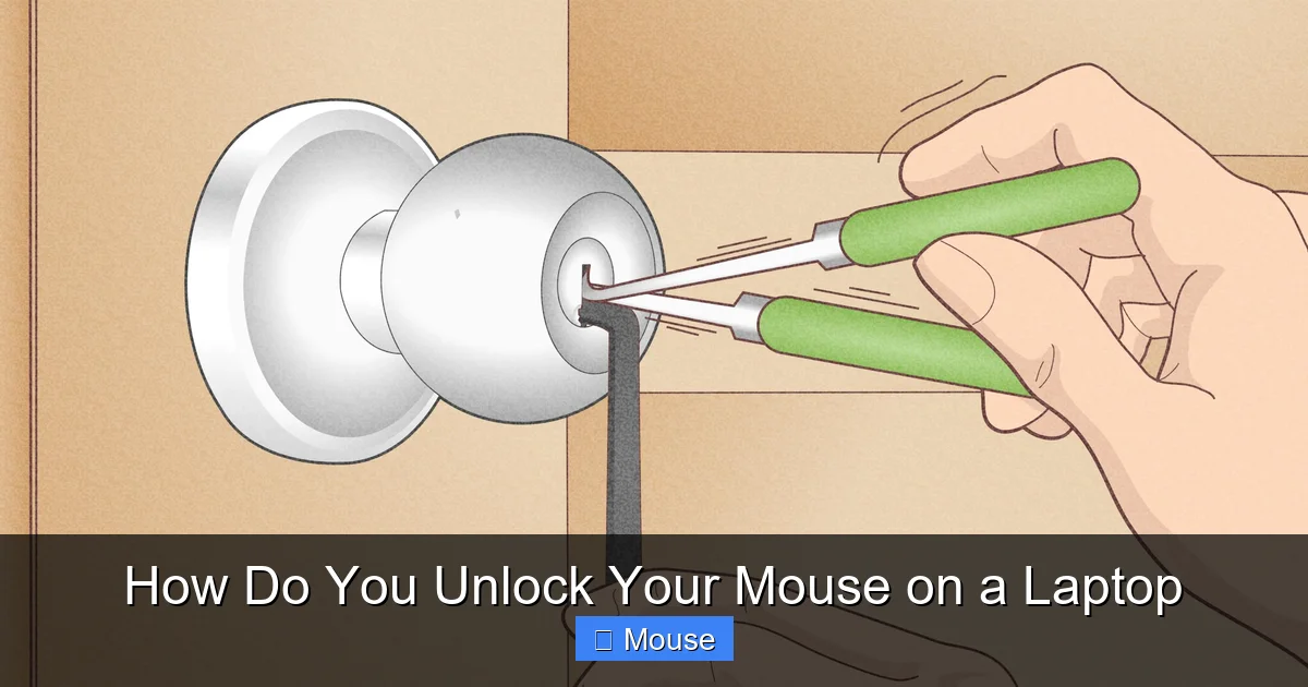 How Do You Unlock Your Mouse on a Laptop