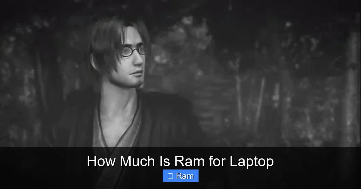 How Much Is Ram for Laptop