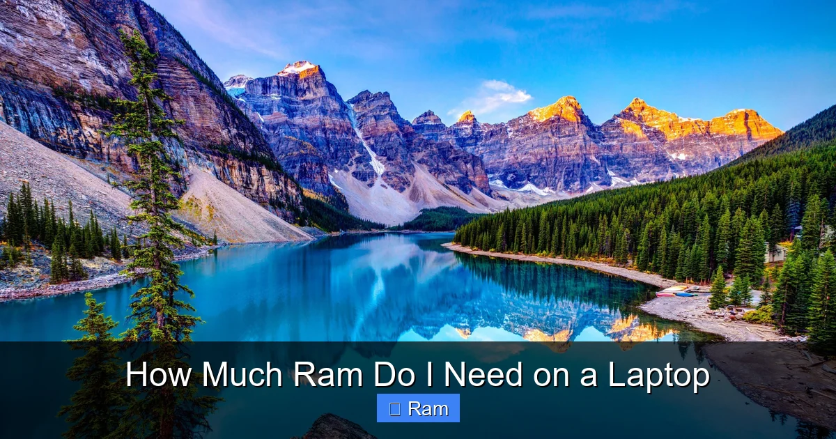 How Much Ram Do I Need on a Laptop
