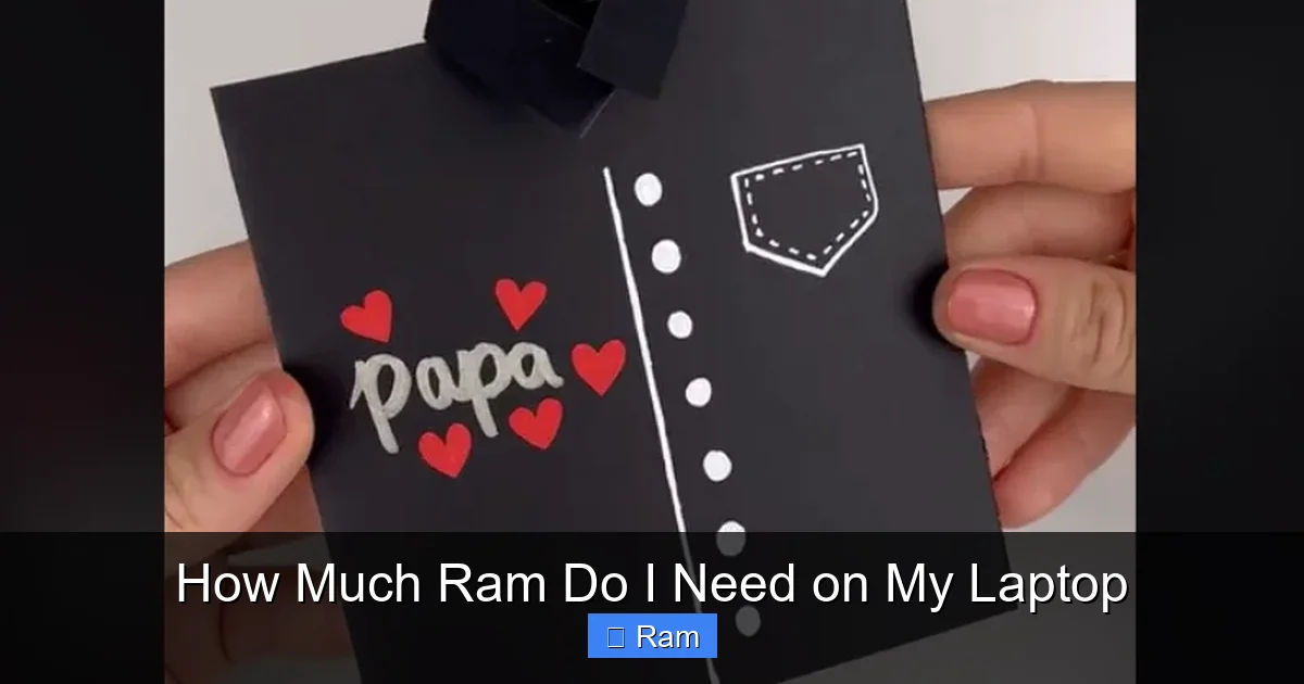 How Much Ram Do I Need on My Laptop