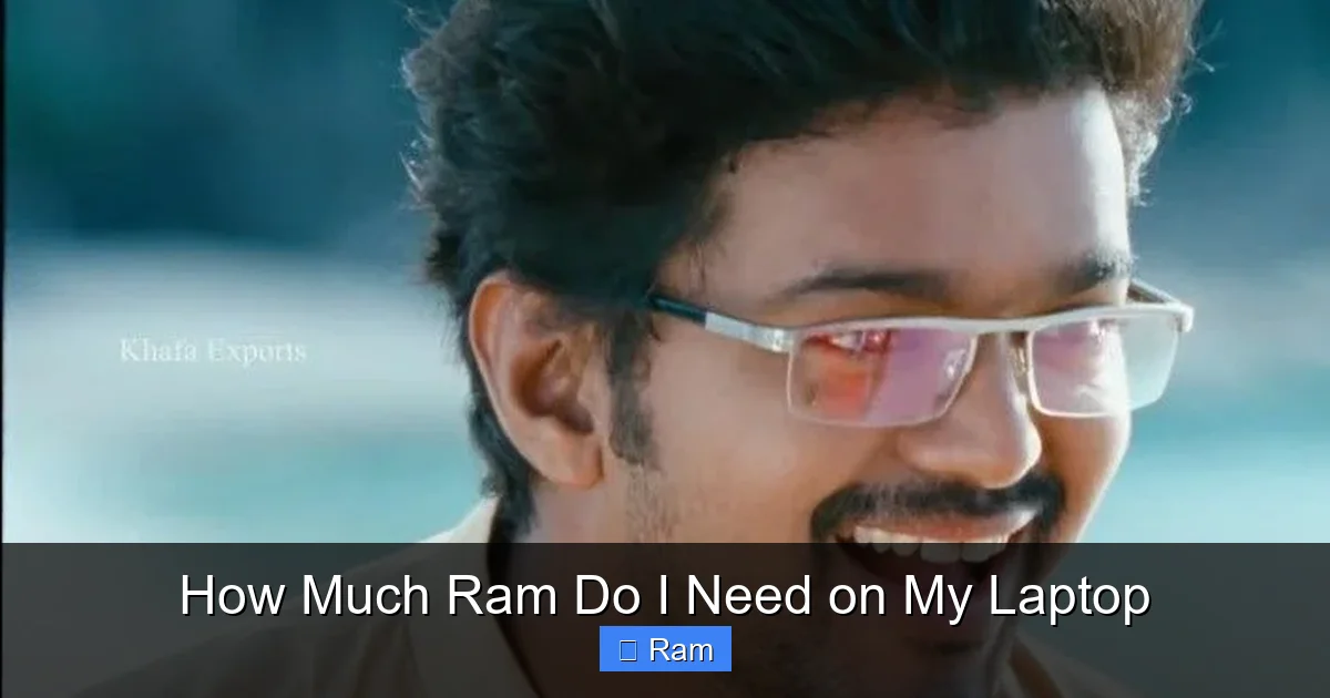 How Much Ram Do I Need on My Laptop