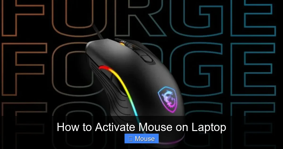 How to Activate Mouse on Laptop