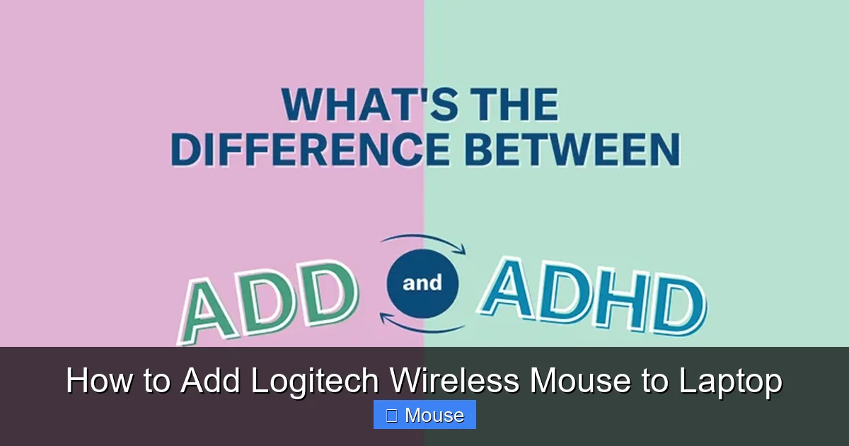 How to Add Logitech Wireless Mouse to Laptop