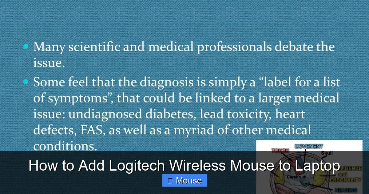 How to Add Logitech Wireless Mouse to Laptop