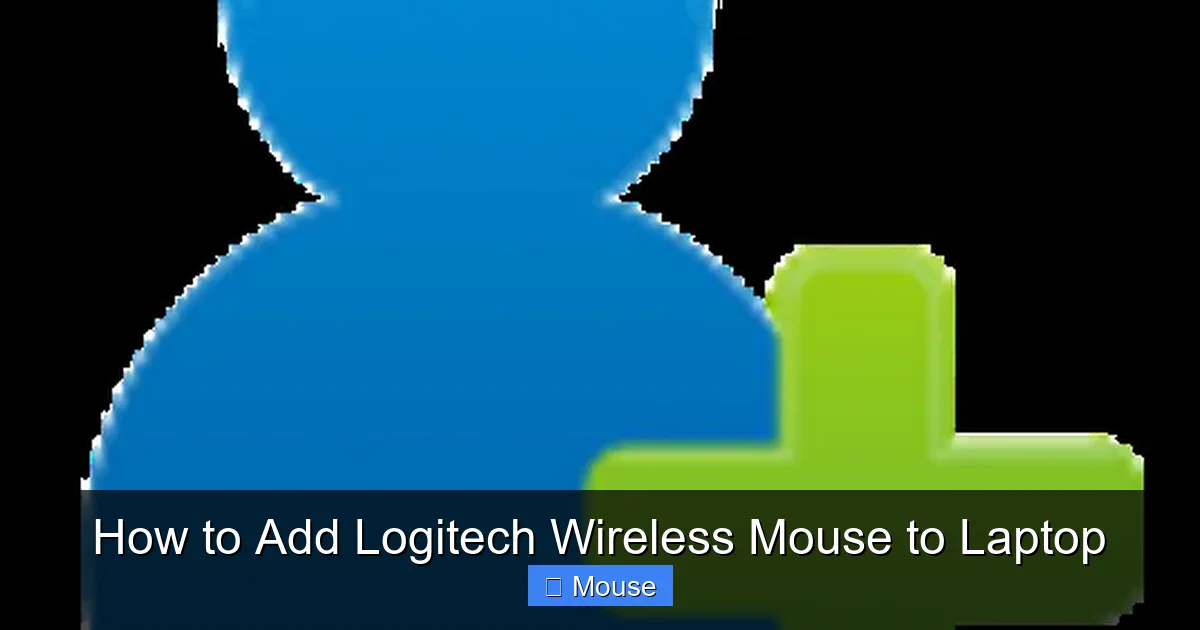 How to Add Logitech Wireless Mouse to Laptop