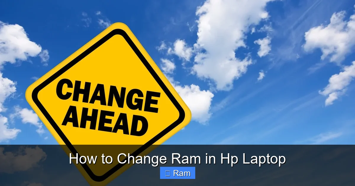 How to Change Ram in Hp Laptop