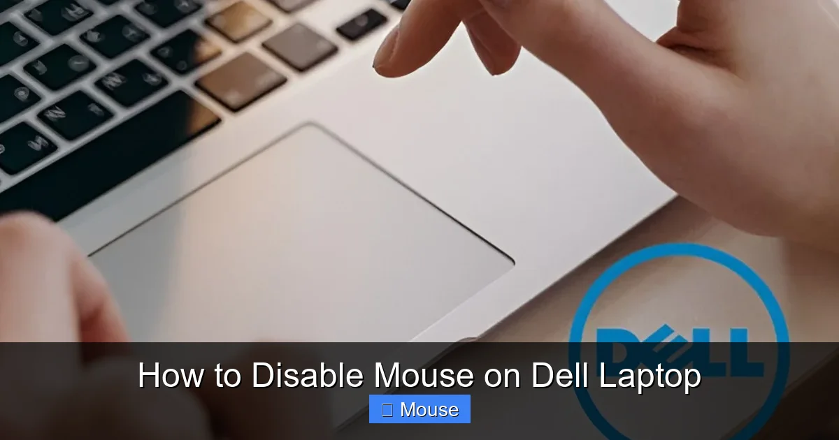 How to Disable Mouse on Dell Laptop